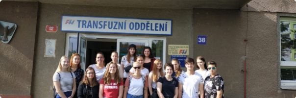 „Zdravík dárcem krve“ – hromadné darování krve žáků SZŠ a VOŠZ Plzeň