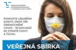Pomozte lékařům zjistit, proč při onemocnění covid-19 dochází ke ztrátě chuti a čichu