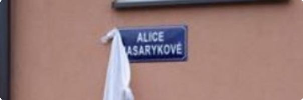 První ulice Alice Masarykové v České republice